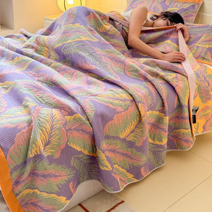 BLOSSOMBREEZE – Lightweight Blanket for Comfortable Warm Weather Use