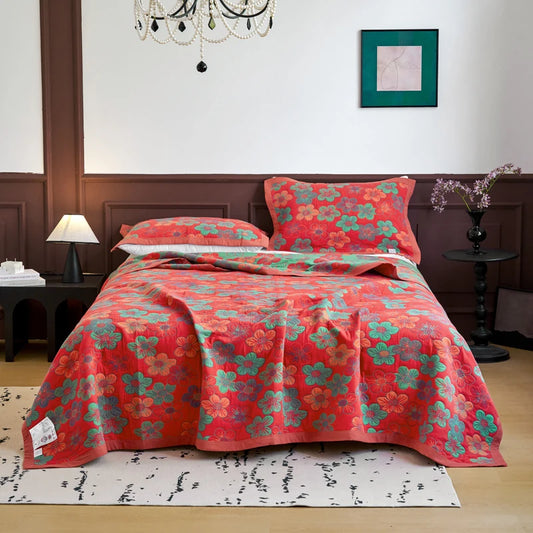 GARDENORA – Decorative Floral Blanket for Sofa, Bed, and Lounge Spaces