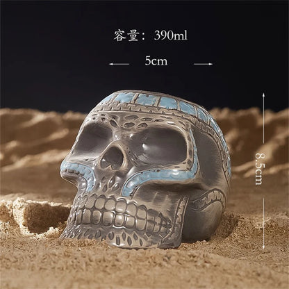 SKULLTIKI – Cocktail Glass – Artistic Ceramic Wine & Cocktail Cup
