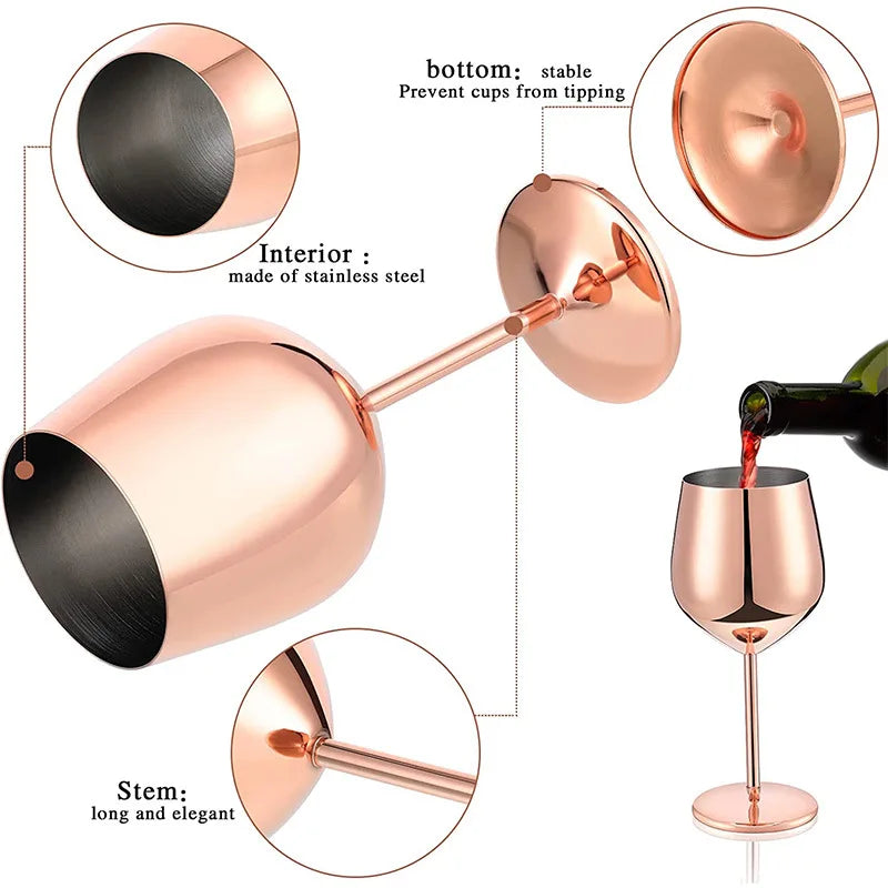 METALNOVA – Cocktail Glass – Creative Steel Bar & Party Drinkware