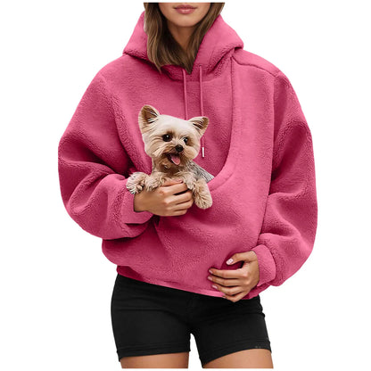 PAWHUG – Cat Lovers Hoodie with Kangaroo Pet Carrier Pocket