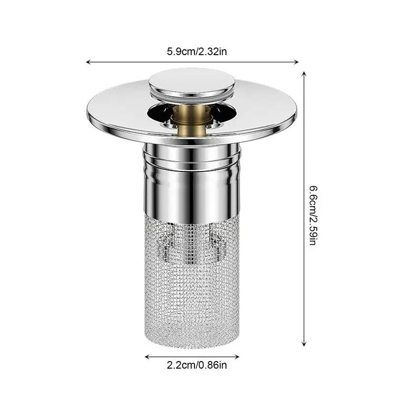 CLOGFREE – Drain Filter and Stopper for Bathroom Sink Protection