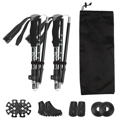 PEAKTREK – Ultralight Folding Trekking Poles for Hike and Hiking Adventures