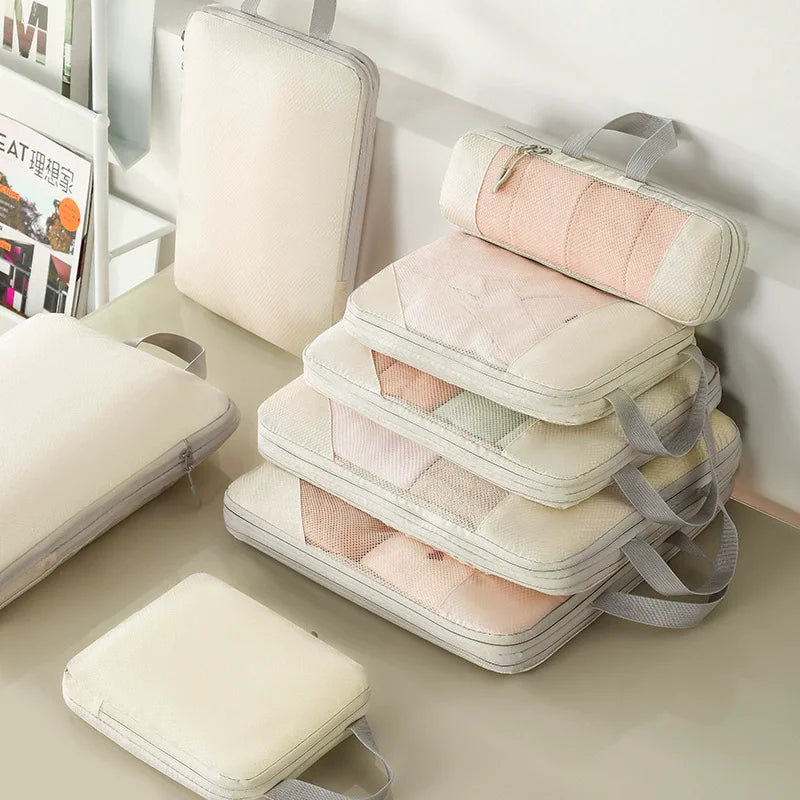 LUGGAGELIX – Travel Organizer Set for Efficient Packing and Easy Access