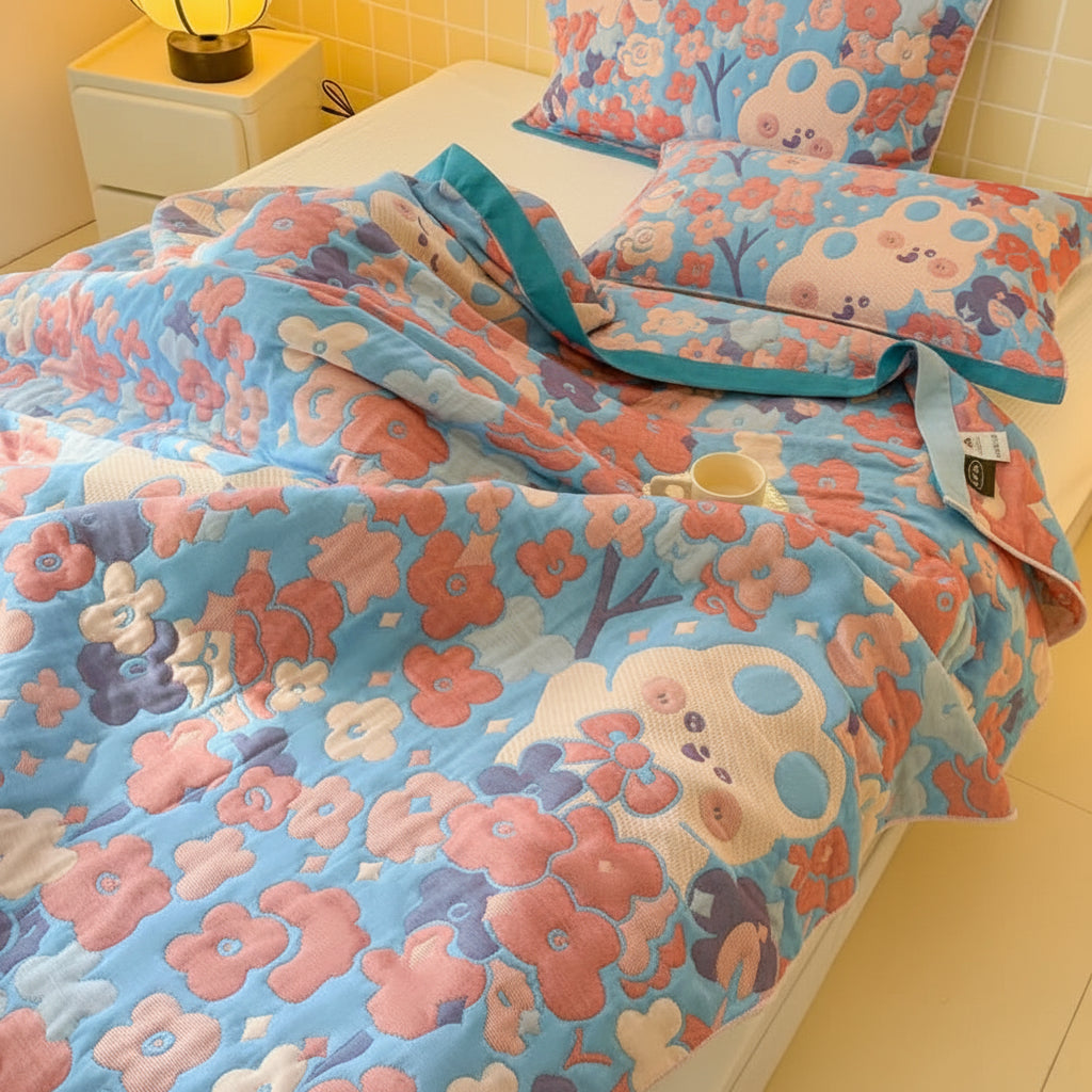 BLOSSOMBREEZE – Lightweight Blanket for Comfortable Warm Weather Use
