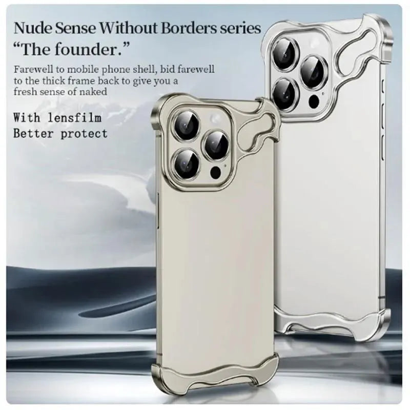 ALIENSHIELD – Titanium Alloy Bumper Case with Lens Protection
