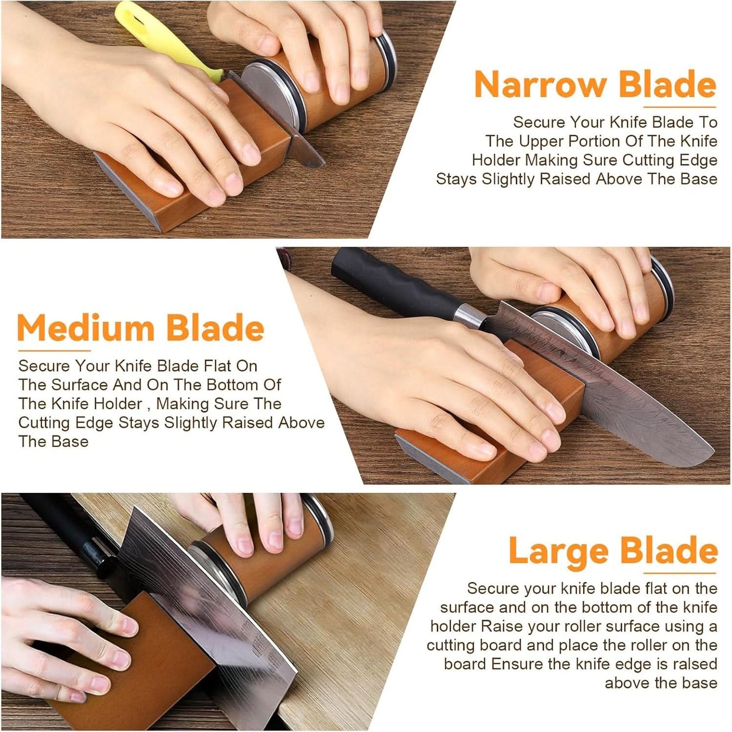 BLADECRAFT – Professional Rolling Knife Sharpener with Diamond Wheel