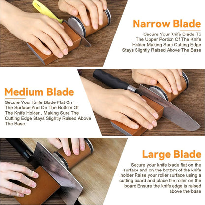 BLADECRAFT – Professional Rolling Knife Sharpener with Diamond Wheel