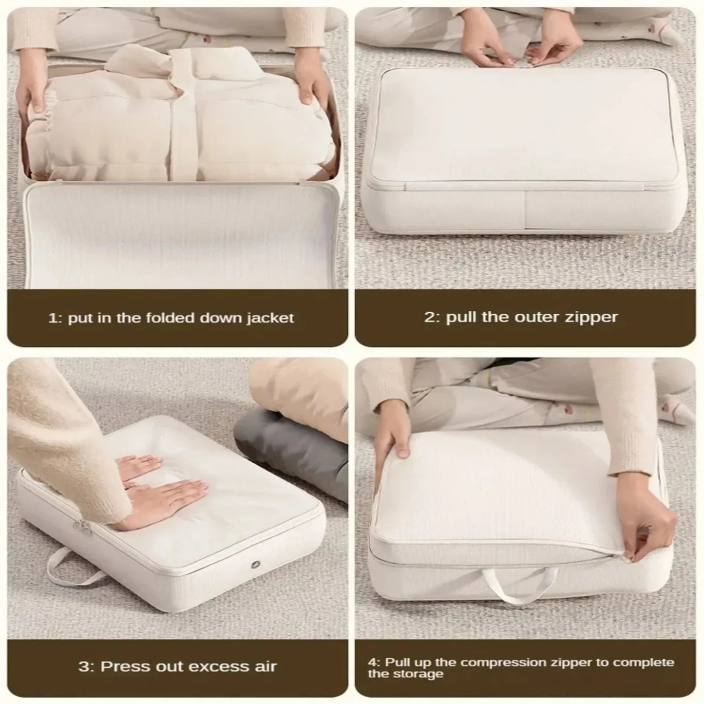 STORENOVA – Compression Packing Set for Clothes, Quilts, and Blankets