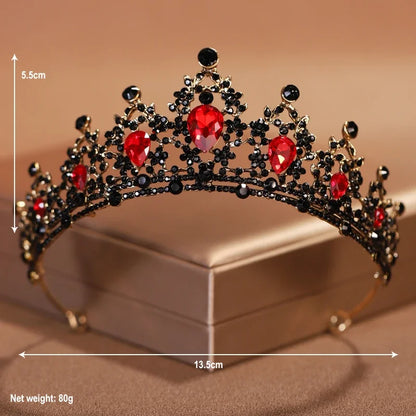 CROWNAURA – Ornate Wedding Tiara for Regal and Refined Beauty