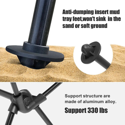 RELAXTREK – Folding Camping Chair for Comfortable Outdoor Hike Seating