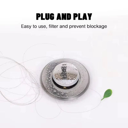 POPDRAIN – Anti Odor Pop Up Sink Stopper with Hair Catcher