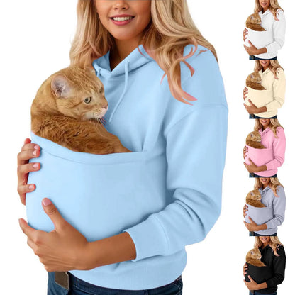 PAWHUGGER – Soft Pet Carrier Pullover Hoodie