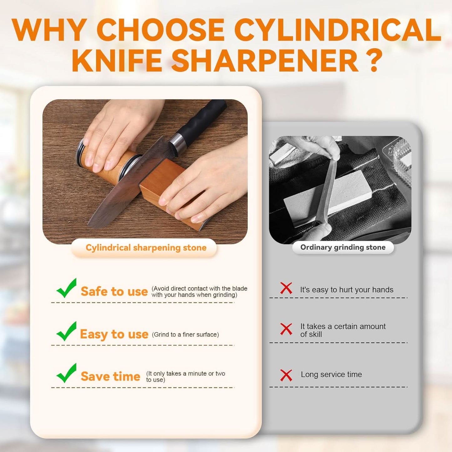 BLADECRAFT – Professional Rolling Knife Sharpener with Diamond Wheel