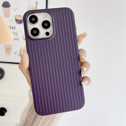 TITANGRID – Corrugated Shockproof Phone Case with Titanium Finish