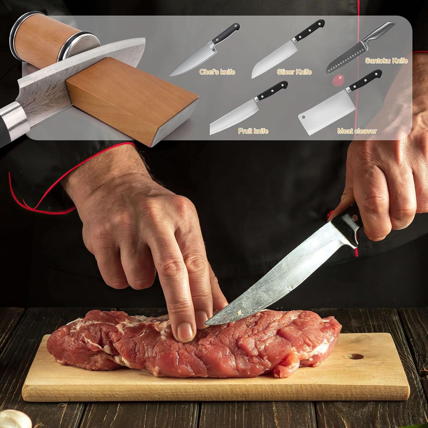 BLADECRAFT – Professional Rolling Knife Sharpener with Diamond Wheel