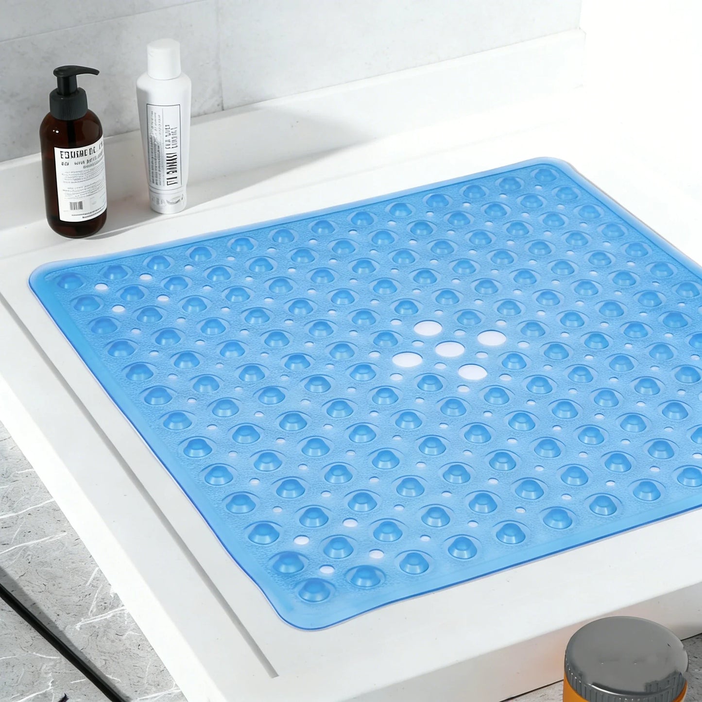 SUCTIONORA – Shower Safety Mat with Large Suction Cups for Stability