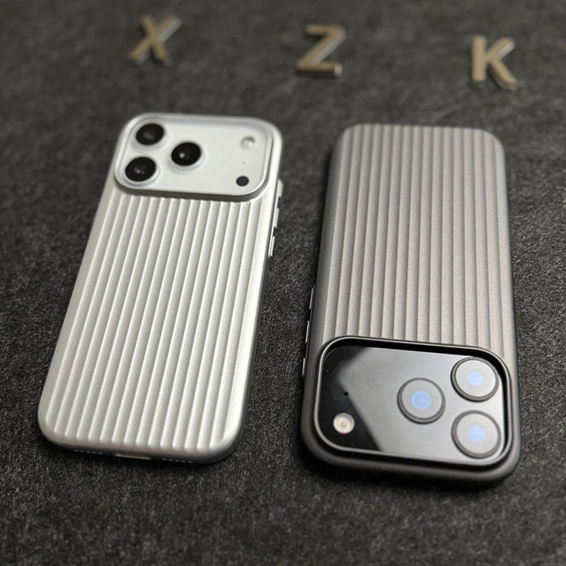 TITANEDGE – Titanium Style Magnetic Case with Anti-Fingerprint Protection
