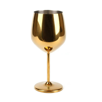 METALTOAST – Champagne Glass – Tall Steel Wine & Cocktail Goblet