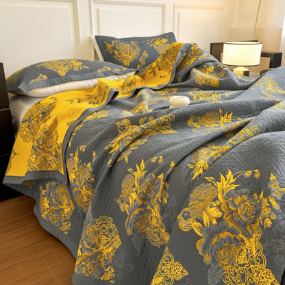 GARDENORA – Decorative Floral Blanket for Sofa, Bed, and Lounge Spaces