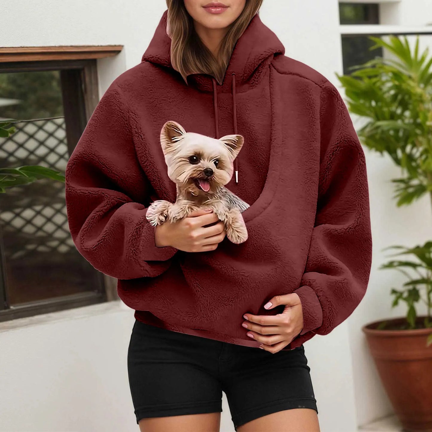PAWHUG – Cat Lovers Hoodie with Kangaroo Pet Carrier Pocket