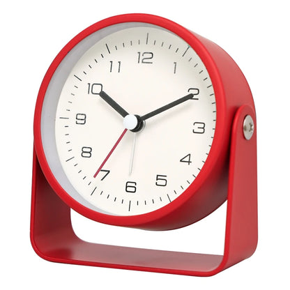 MINIQT – Creative Minimalist Metal Quartz Desk Alarm Clock