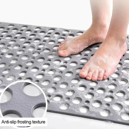 CLEARDRAIN – Bathroom Mat with Efficient Water Drainage and Strong Hold