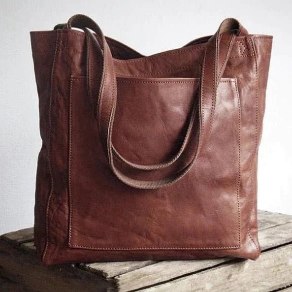 ELEGANZA – Durable shoulder bag made of soft PU leather