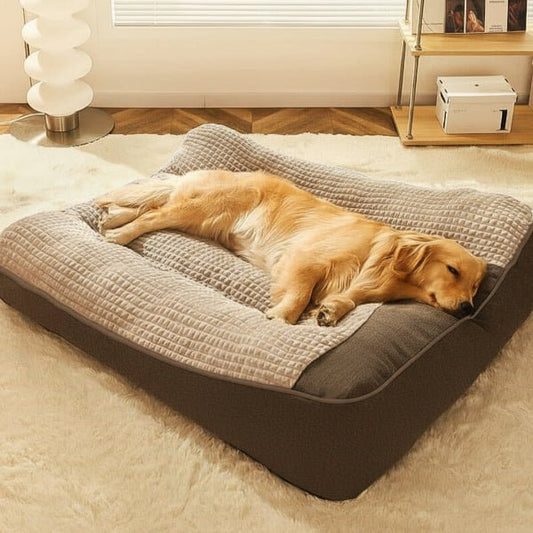 RESTNEST – Large scratch‑resistant dog bed with orthopedic spine support