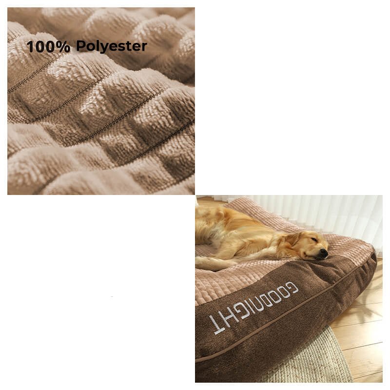 RESTNEST – Large scratch‑resistant dog bed with orthopedic spine support
