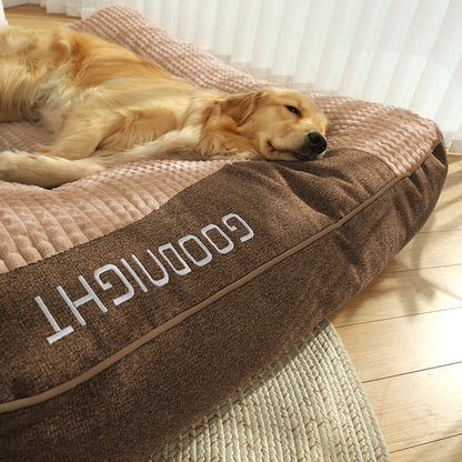RESTNEST – Large scratch‑resistant dog bed with orthopedic spine support