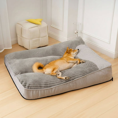 RESTNEST – Large scratch‑resistant dog bed with orthopedic spine support