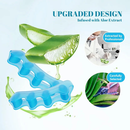 TOESPREAD – Silicone Toe Separators for Bunion & Toe Alignment Support