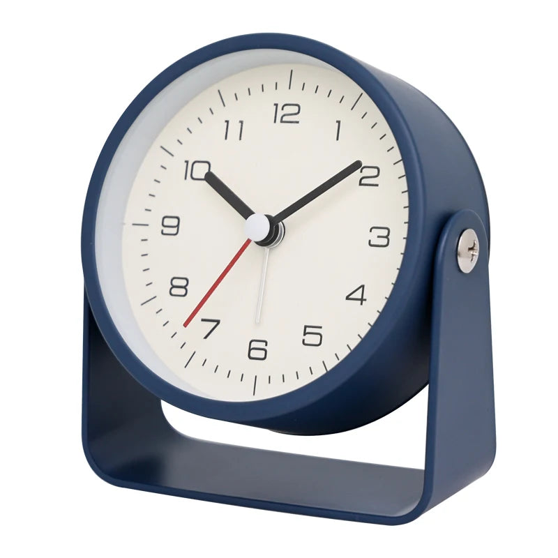 MINIQT – Creative Minimalist Metal Quartz Desk Alarm Clock
