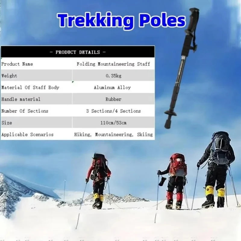 SUMMITFLOW – Shock-Absorbing Trekking Poles for Outdoor Hike Exploration