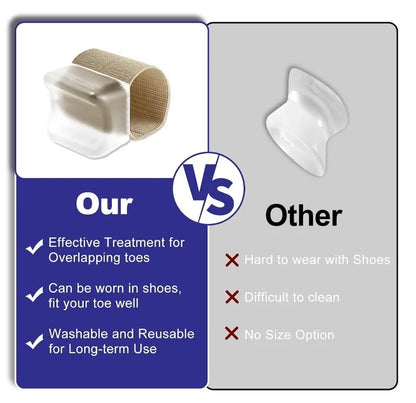 TOESPACER – Gel toe separators for bunion relief and toe alignment