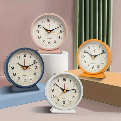 METALNOD – Minimalist Metal Desk Alarm Clock with Silent Movement