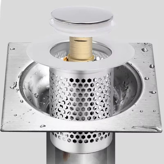 POPDRAIN – Anti Odor Pop Up Sink Stopper with Hair Catcher