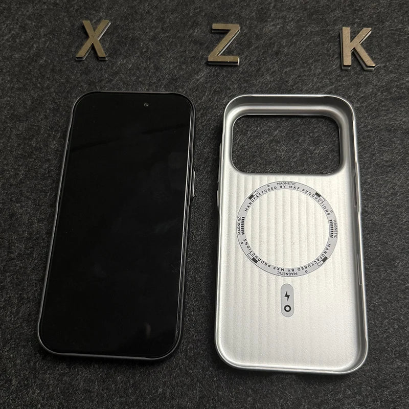 TITANEDGE – Titanium Style Magnetic Case with Anti-Fingerprint Protection