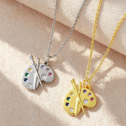 ARTELUNA – Gemstone Pendant Necklace for Creative Everyday Elegance