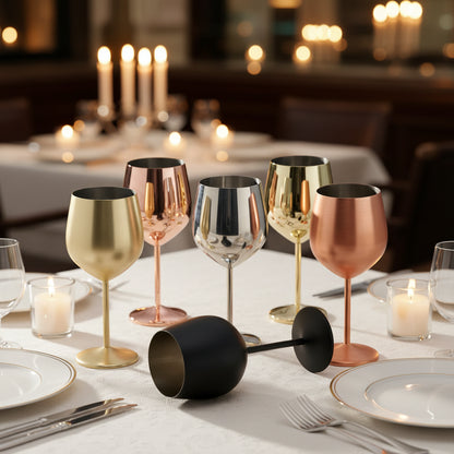 METALNOVA – Cocktail Glass – Creative Steel Bar & Party Drinkware
