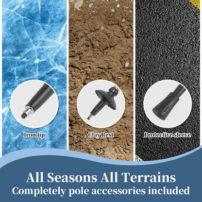 MOUNTRAIL – Adjustable Trekking Poles for Hiking and Outdoor Exploration