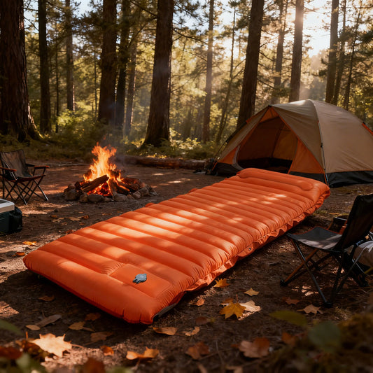 CLOUDCAMP – Extra-Thick Self-Inflating Sleeping Pad for Outdoor Hike Comfort