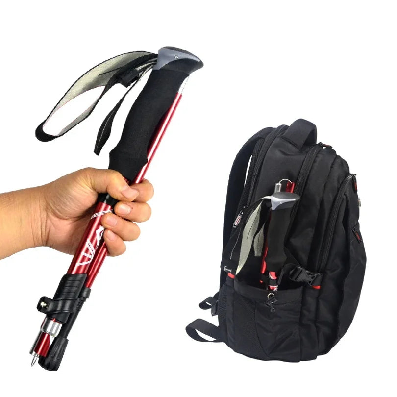 FOLDTREK – Compact Folding Walking Pole for Outdoor Hike Adventures