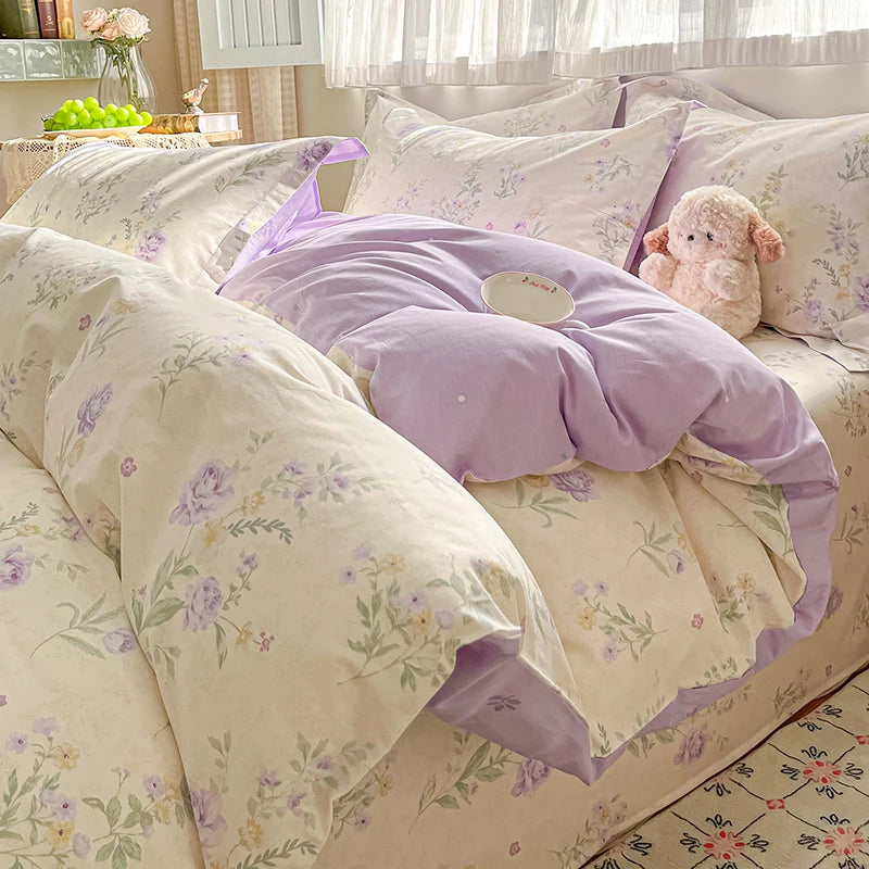 ROYALFLORA – Luxury Floral Duvet Cover Set for Timeless Bedroom Style