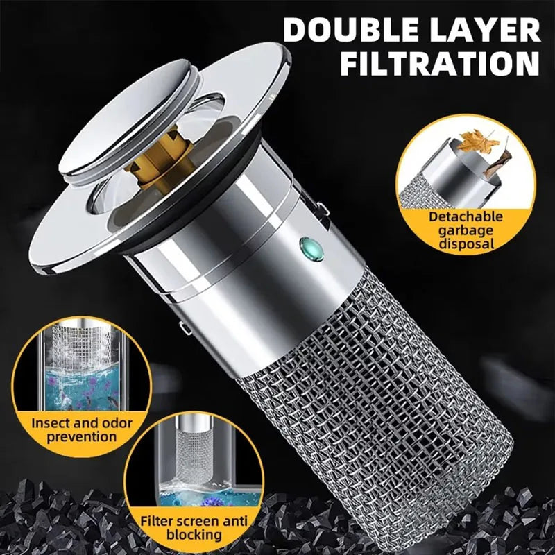 BOUNCEDRAIN – Stainless Steel Drain Core for Everyday Sink Protection