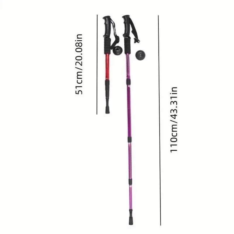 SUMMITFLOW – Shock-Absorbing Trekking Poles for Outdoor Hike Exploration