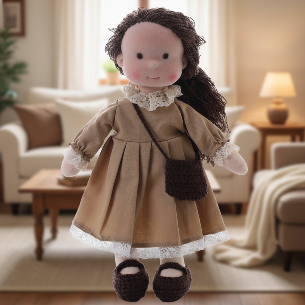 BELLAWOOD – Handmade Waldorf-Inspired Cotton Doll for Creative Play
