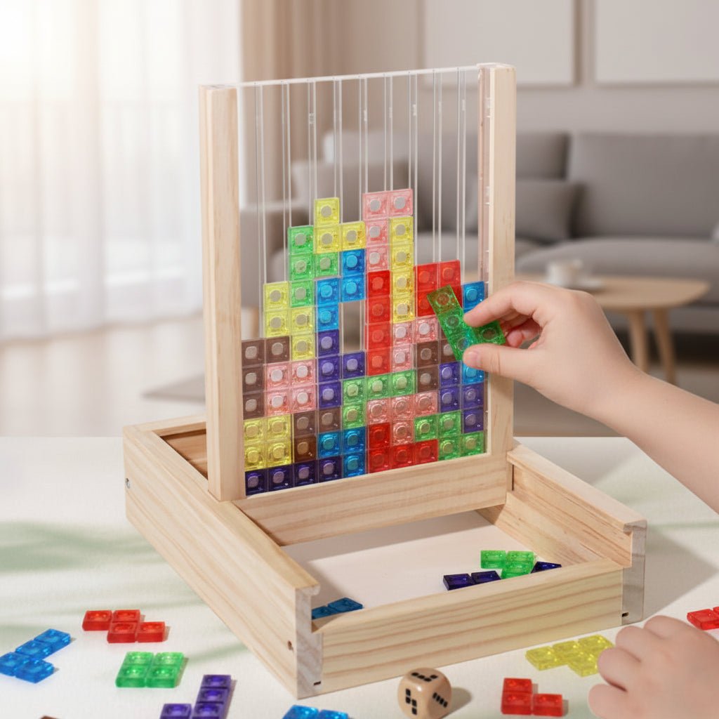 CLEVERBLOCKS – Wooden Puzzle for Creative Thinking and Brain Training