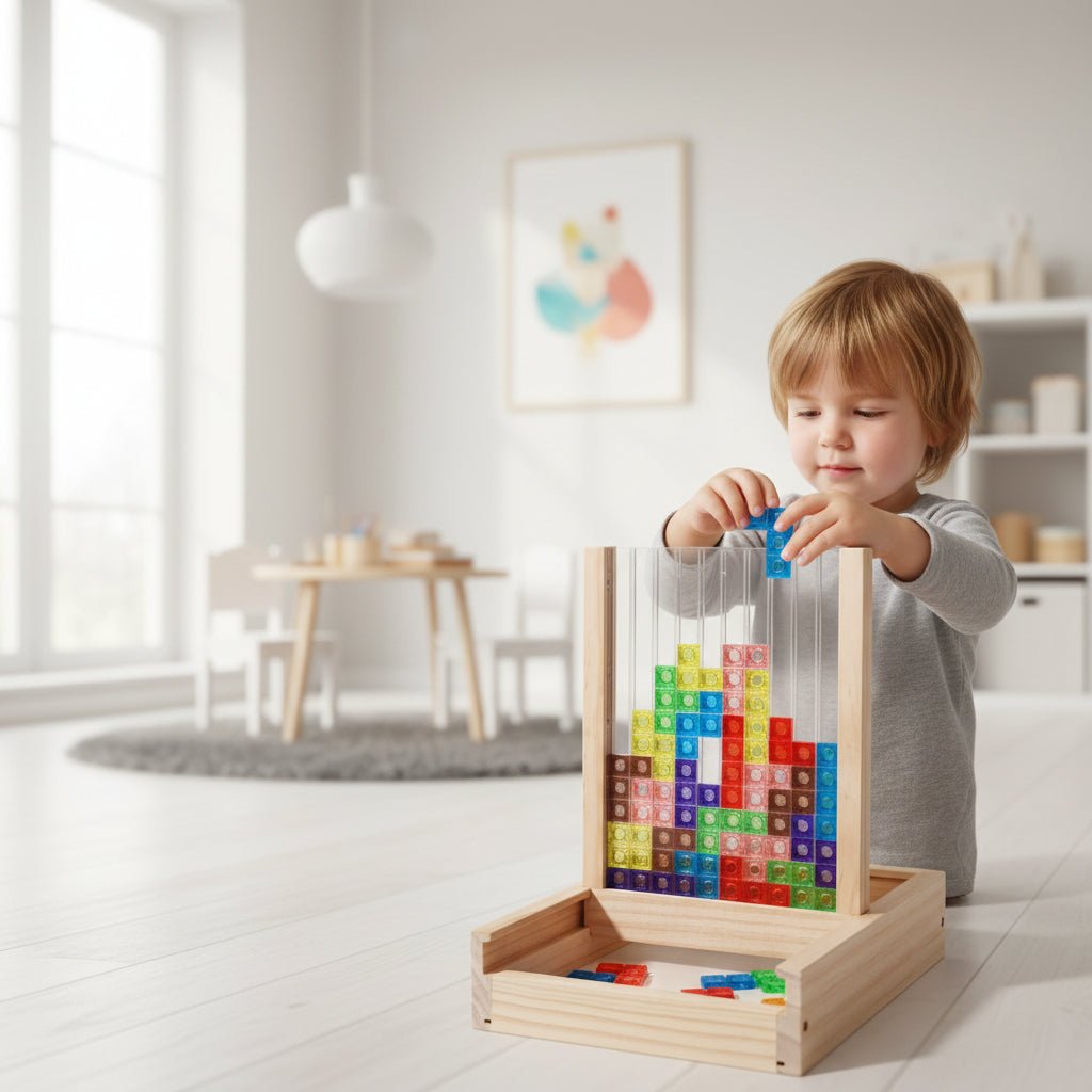 CLEVERBLOCKS – Wooden Puzzle for Creative Thinking and Brain Training